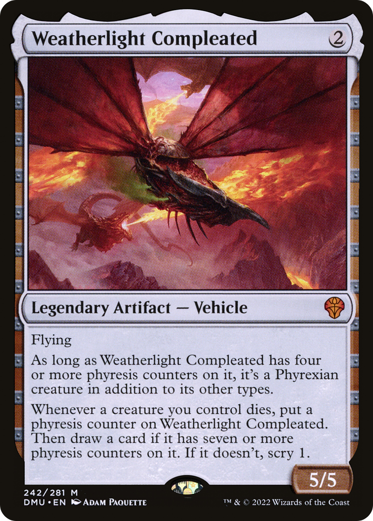 Magic: The Gathering - Weatherlight Compleated Foil - Dominaria United