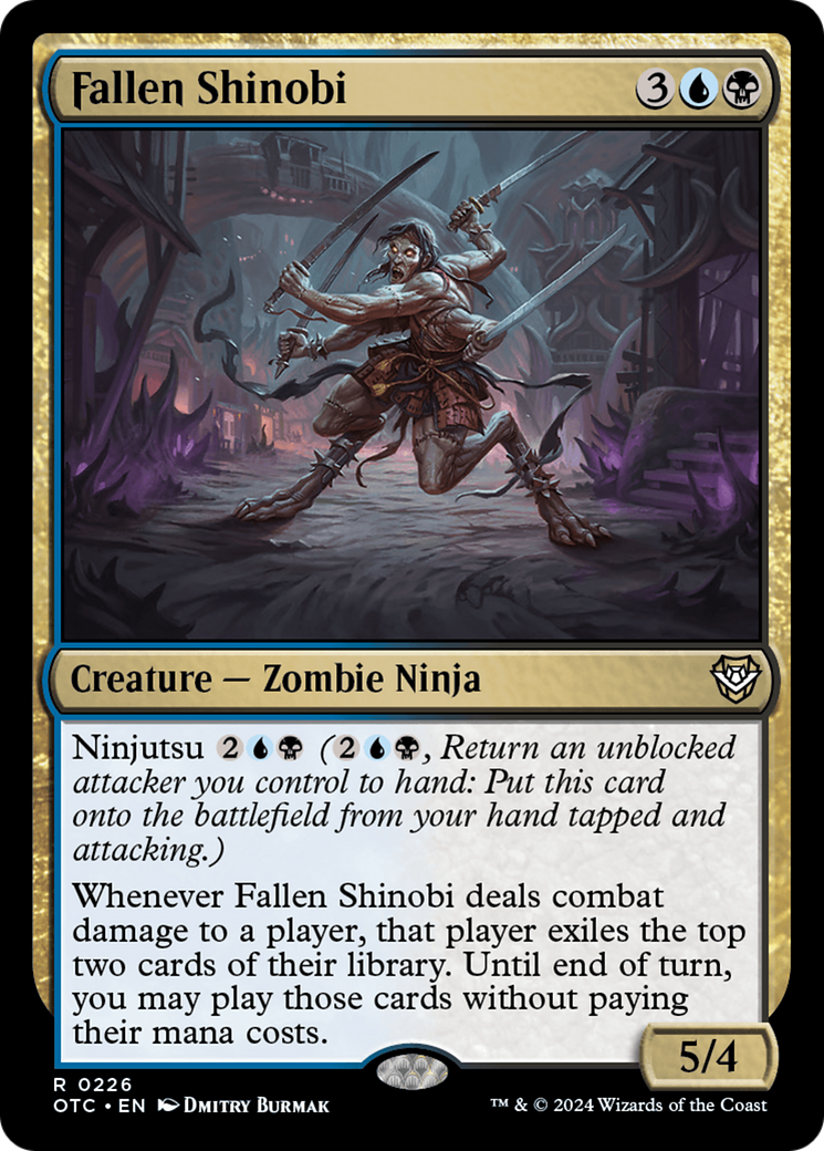 Magic: The Gathering - Fallen Shinobi - Outlaws of Thunder Junction Commander