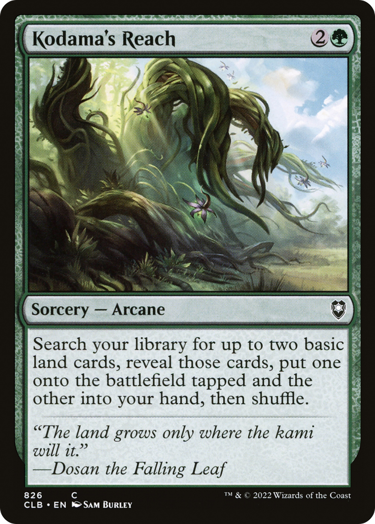 Magic: The Gathering - Kodama's Reach - Commander Legends: Battle for Baldur's Gate