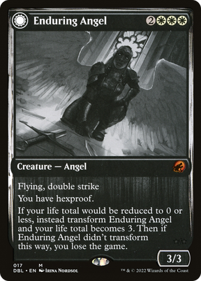 Magic: The Gathering - Enduring Angel // Angelic Enforcer - Innistrad: Double Feature