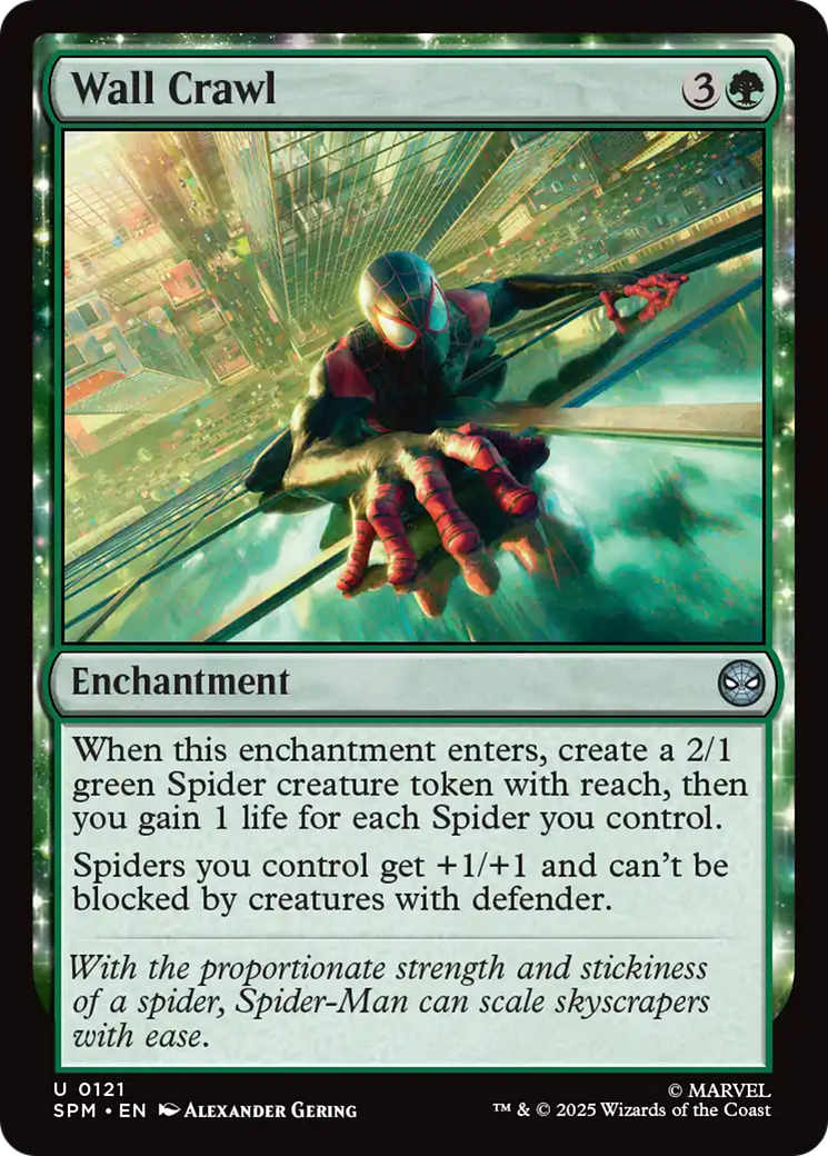 Magic: The Gathering - Wall Crawl Foil - Marvel's Spider-Man