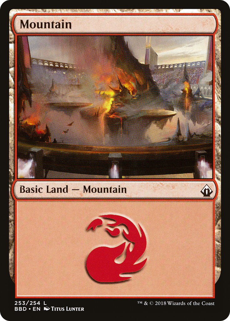 Magic: The Gathering - Mountain #253 Foil - Battlebond