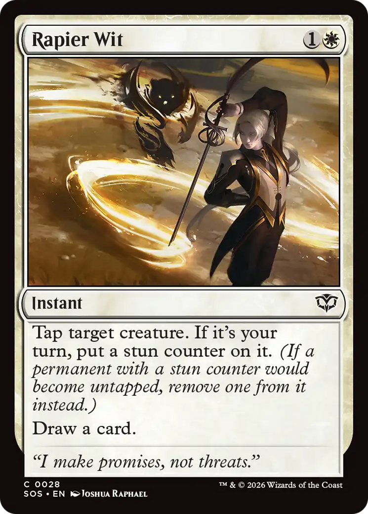 Magic: The Gathering - Rapier Wit - Secrets of Strixhaven