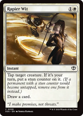 Magic: The Gathering - Rapier Wit - Secrets of Strixhaven