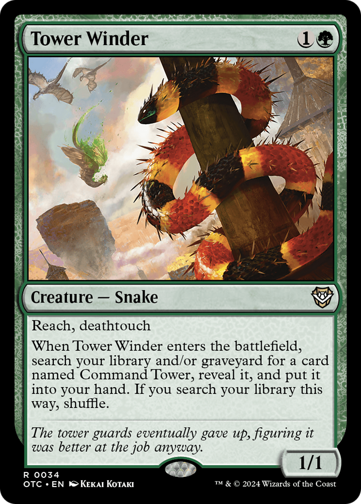 Magic: The Gathering - Tower Winder - Outlaws of Thunder Junction Commander