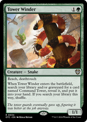 Magic: The Gathering - Tower Winder - Outlaws of Thunder Junction Commander