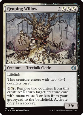 Magic: The Gathering - Reaping Willow Foil - Lorwyn Eclipsed