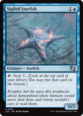 Magic: The Gathering - Sigiled Starfish - Foundations Jumpstart