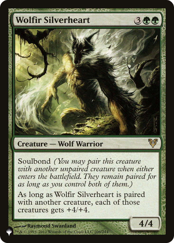 Magic: The Gathering - Wolfir Silverheart - The List