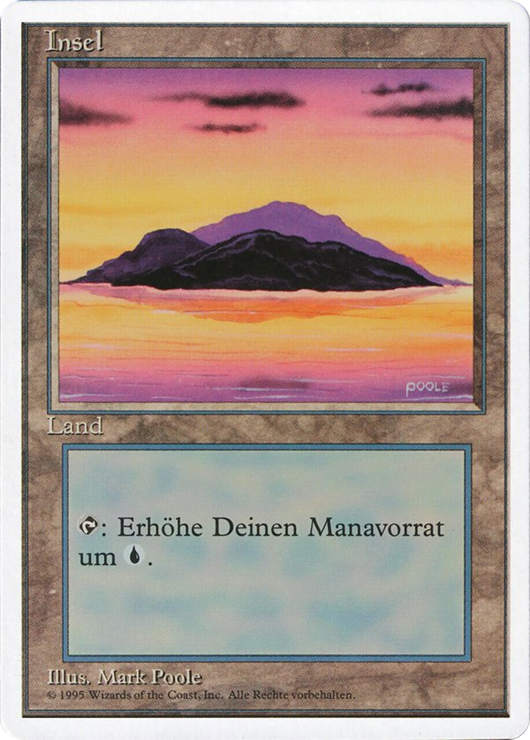 Magic: The Gathering - Insel - Fourth Edition