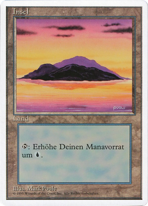 Magic: The Gathering - Insel - Fourth Edition