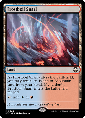 Magic: The Gathering - Frostboil Snarl - Modern Horizons 3 Commander