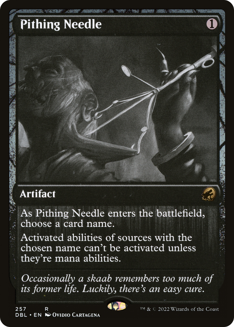 Magic: The Gathering - Pithing Needle Foil - Innistrad: Double Feature