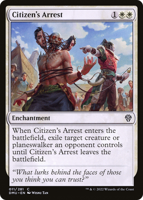 Magic: The Gathering - Citizen's Arrest Foil - Dominaria United