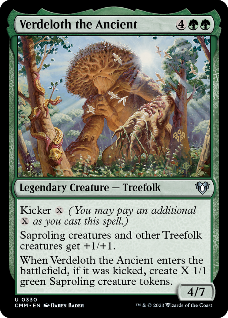 Magic: The Gathering - Verdeloth the Ancient - Commander Masters