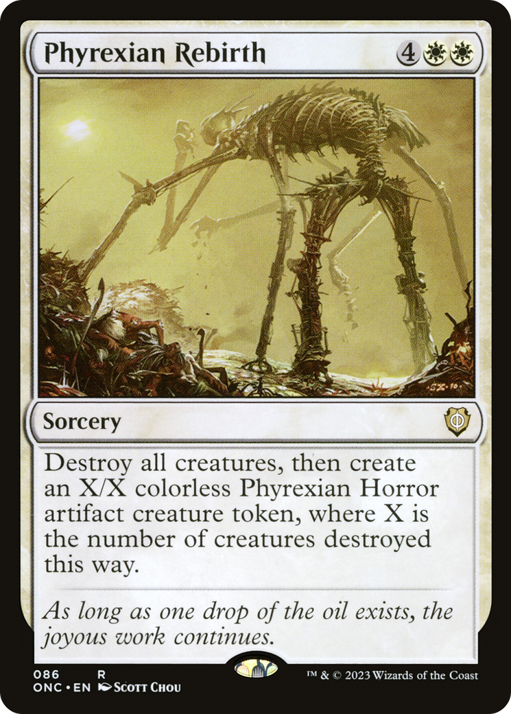 Magic: The Gathering - Phyrexian Rebirth - Phyrexia: All Will Be One Commander