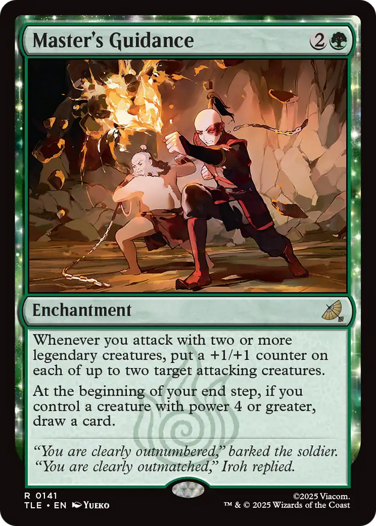 Magic: The Gathering - Master's Guidance Foil - Avatar: The Last Airbender Eternal