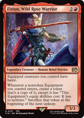 Magic: The Gathering - Firion, Wild Rose Warrior - Final Fantasy