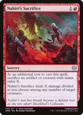 Magic: The Gathering - Nahiri's Sacrifice - Phyrexia: All Will Be One