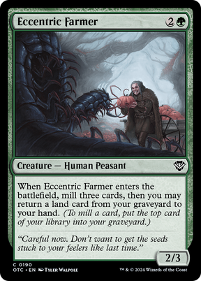 Magic: The Gathering - Eccentric Farmer - Outlaws of Thunder Junction Commander