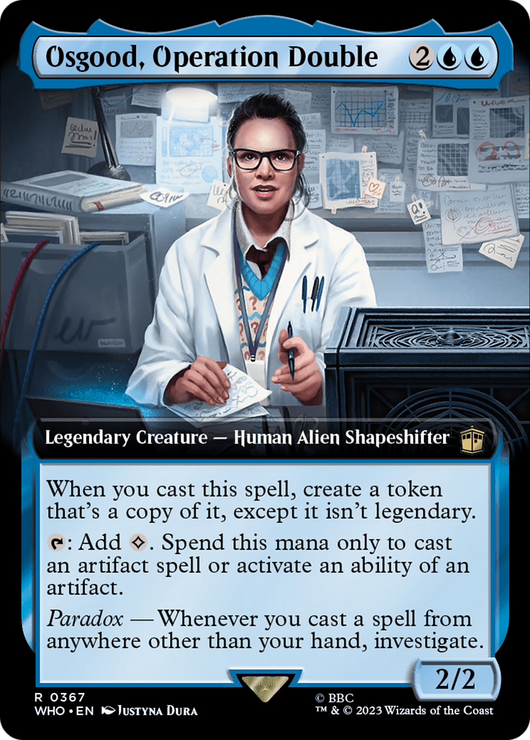 Magic: The Gathering - Osgood, Operation Double Foil - Doctor Who
