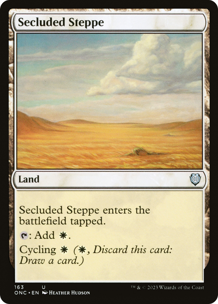 Magic: The Gathering - Secluded Steppe - Phyrexia: All Will Be One Commander