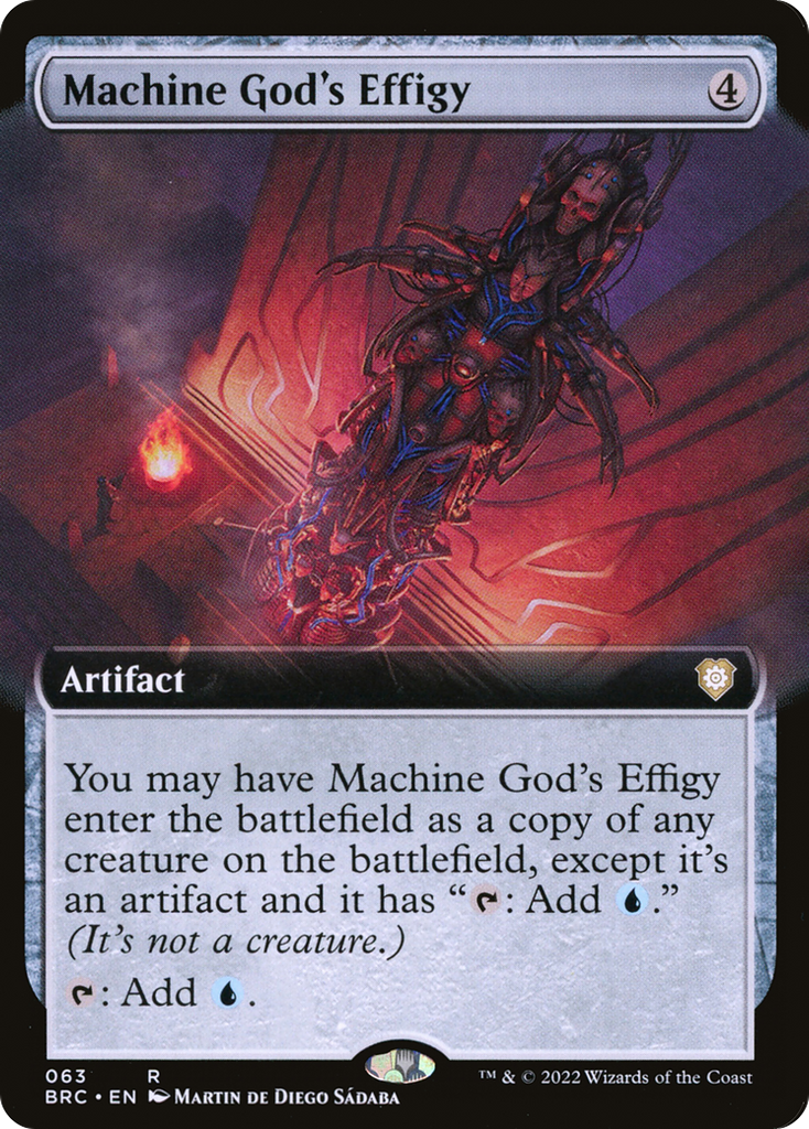 Magic: The Gathering - Machine God's Effigy - The Brothers' War Commander