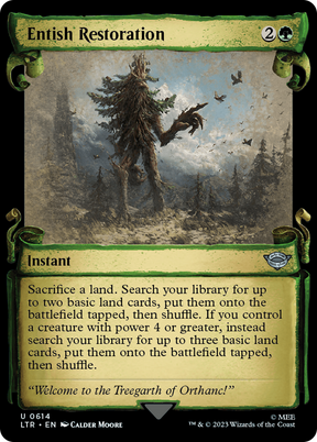 Magic: The Gathering - Entish Restoration Foil - The Lord of the Rings: Tales of Middle-earth
