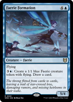 Magic: The Gathering - Faerie Formation - Wilds of Eldraine Commander