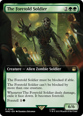 Magic: The Gathering - The Foretold Soldier Foil - Doctor Who