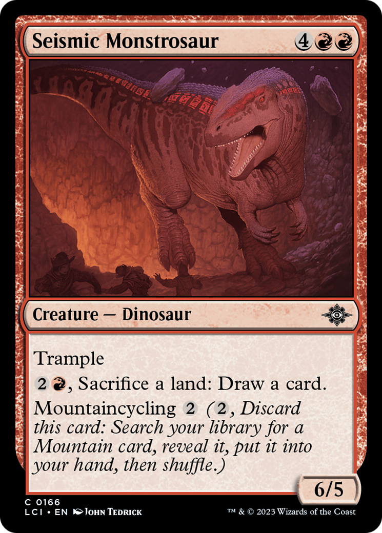 Magic: The Gathering - Seismic Monstrosaur - The Lost Caverns of Ixalan