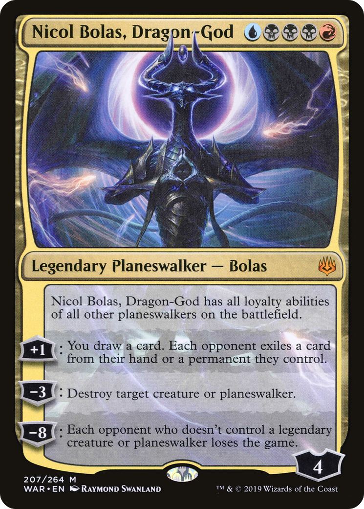 Magic: The Gathering - Nicol Bolas, Dragon-God Foil - War of the Spark