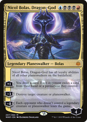 Magic: The Gathering - Nicol Bolas, Dragon-God Foil - War of the Spark