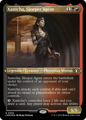 Magic: The Gathering - Xantcha, Sleeper Agent Foil - Commander Masters