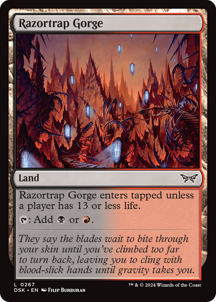 Magic: The Gathering - Razortrap Gorge - Duskmourn: House of Horror