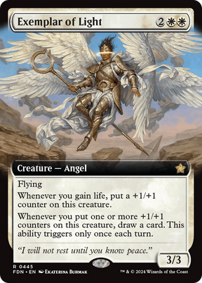 Magic: The Gathering - Exemplar of Light Foil - Foundations