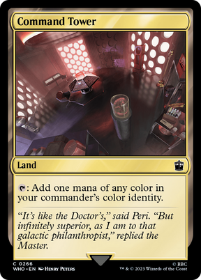 Magic: The Gathering - Command Tower - Doctor Who