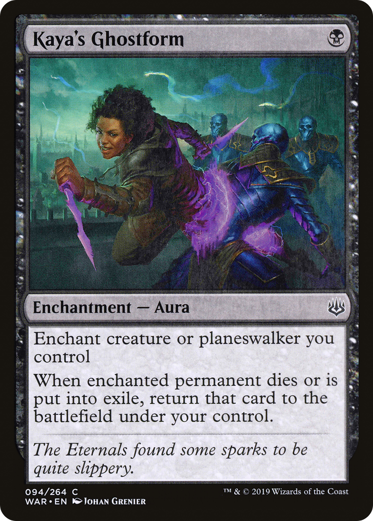 Magic: The Gathering - Kaya's Ghostform Foil - War of the Spark