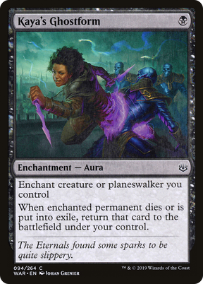 Magic: The Gathering - Kaya's Ghostform Foil - War of the Spark