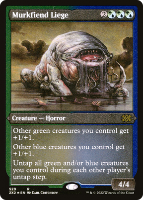 Magic: The Gathering - Murkfiend Liege Foil - Double Masters 2022