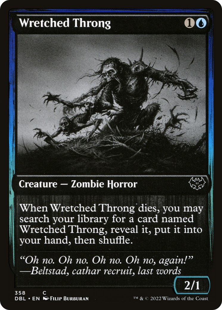 Magic: The Gathering - Wretched Throng - Innistrad: Double Feature