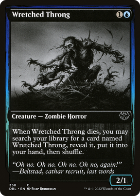 Magic: The Gathering - Wretched Throng - Innistrad: Double Feature