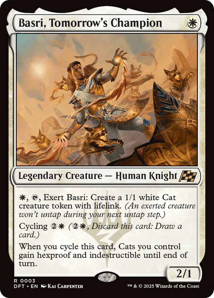 Magic: The Gathering - Basri, Tomorrow's Champion Foil - Aetherdrift