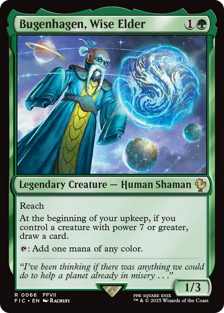 Magic: The Gathering - Bugenhagen, Wise Elder - Final Fantasy Commander