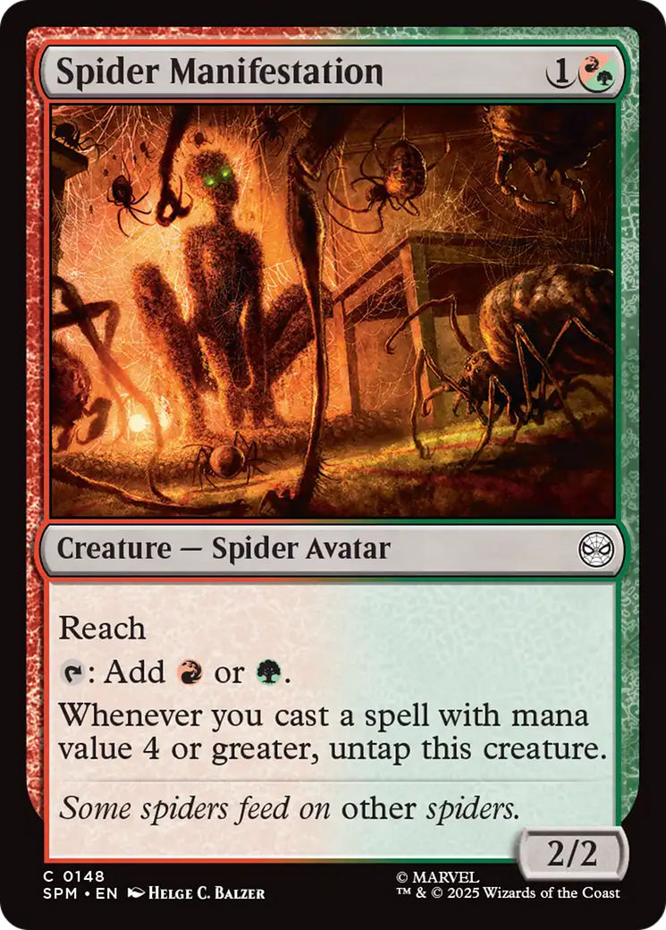 Magic: The Gathering - Spider Manifestation Foil - Marvel's Spider-Man