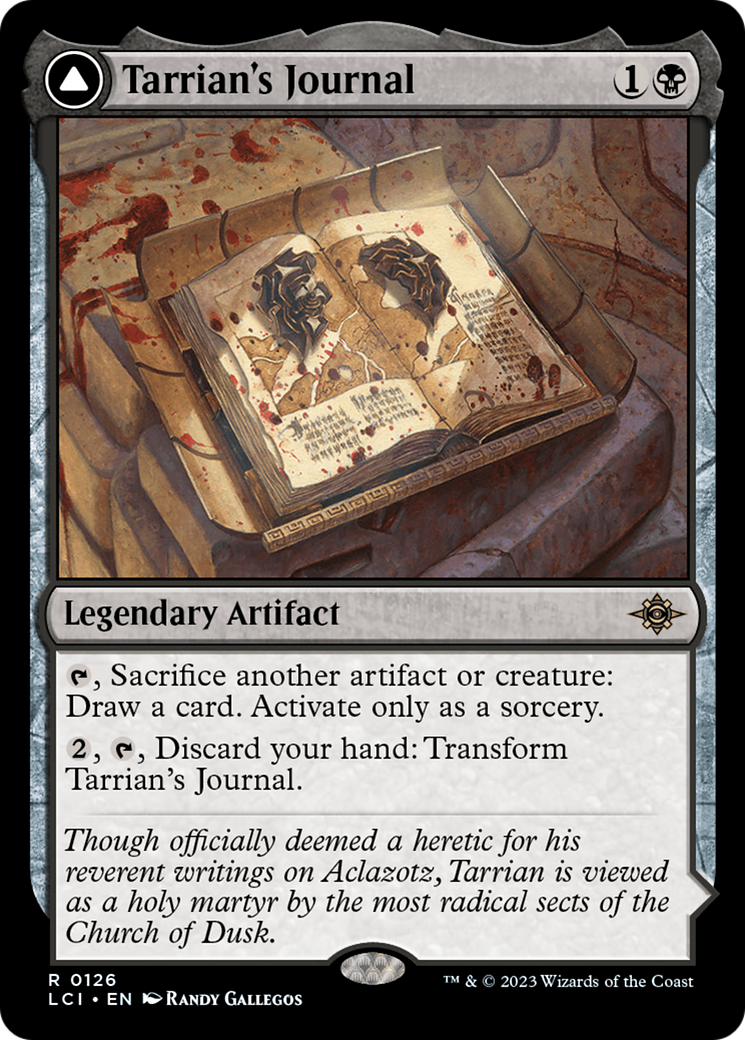 Magic: The Gathering - Tarrian's Journal // The Tomb of Aclazotz Foil - The Lost Caverns of Ixalan