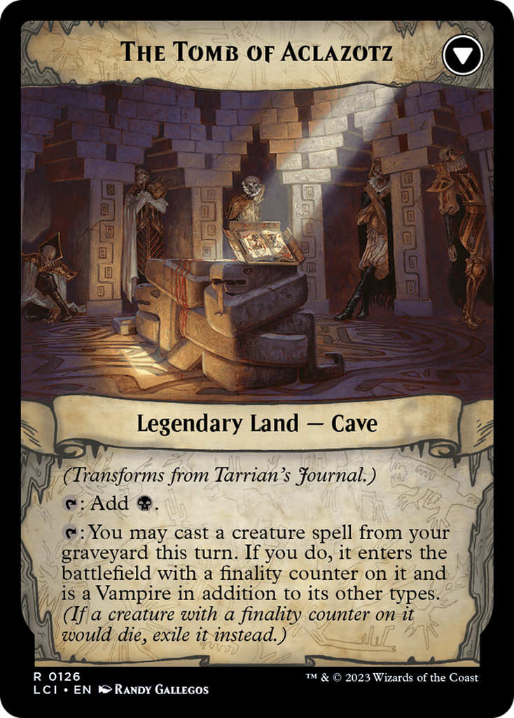Magic: The Gathering - Tarrian's Journal // The Tomb of Aclazotz - The Lost Caverns of Ixalan