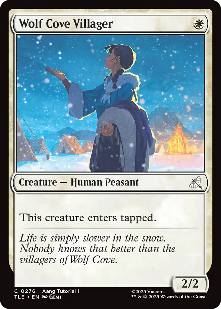 Magic: The Gathering - Wolf Cove Villager - Avatar: The Last Airbender Eternal