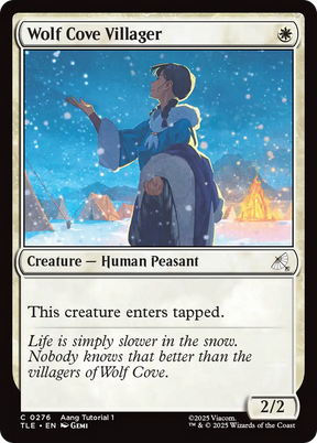 Magic: The Gathering - Wolf Cove Villager - Avatar: The Last Airbender Eternal