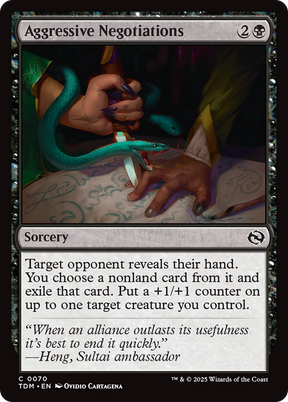 Magic: The Gathering - Aggressive Negotiations - Tarkir: Dragonstorm
